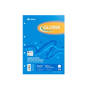 GLORIA REPUESTO A4 96hj CUADRICULADO